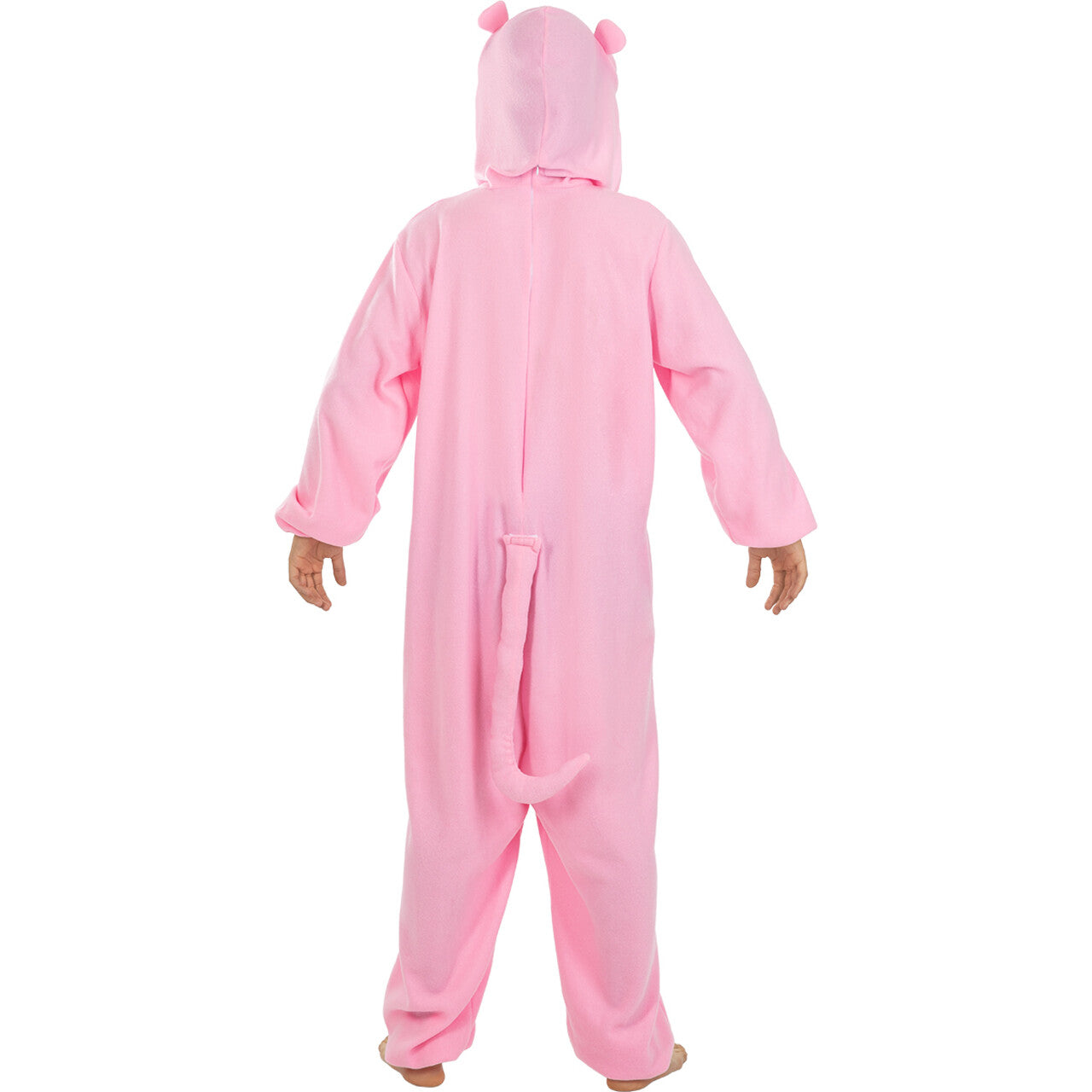 Op deze afbeelding zie je een Kostuums, van het merk Funidelia. Zeer Relaxte Roze Onesie Pink Panther Kostuum