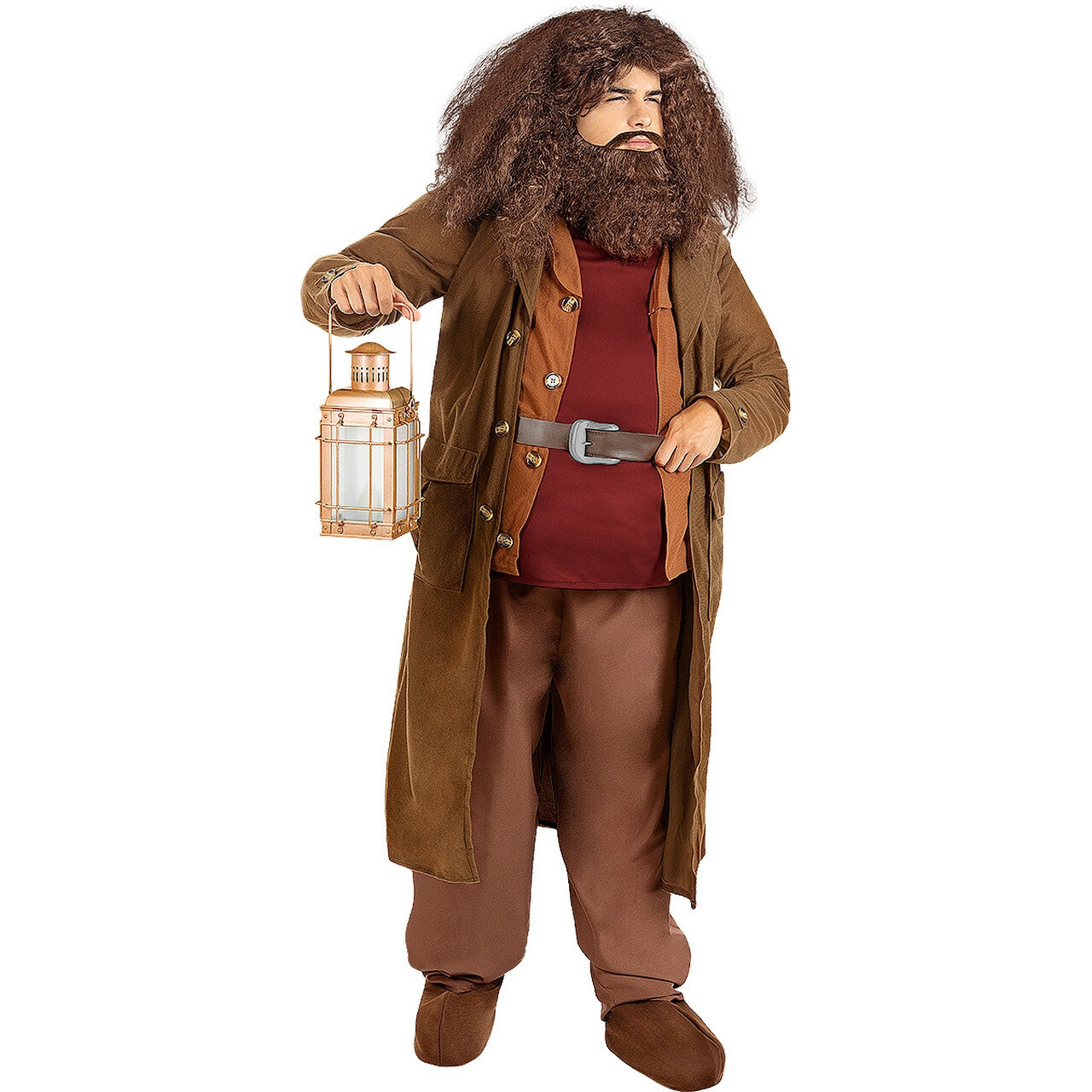 Op deze afbeelding zie je een Kostuums, van het merk Funidelia. Hagrid De Halfreus Harry Potter Man Kostuum