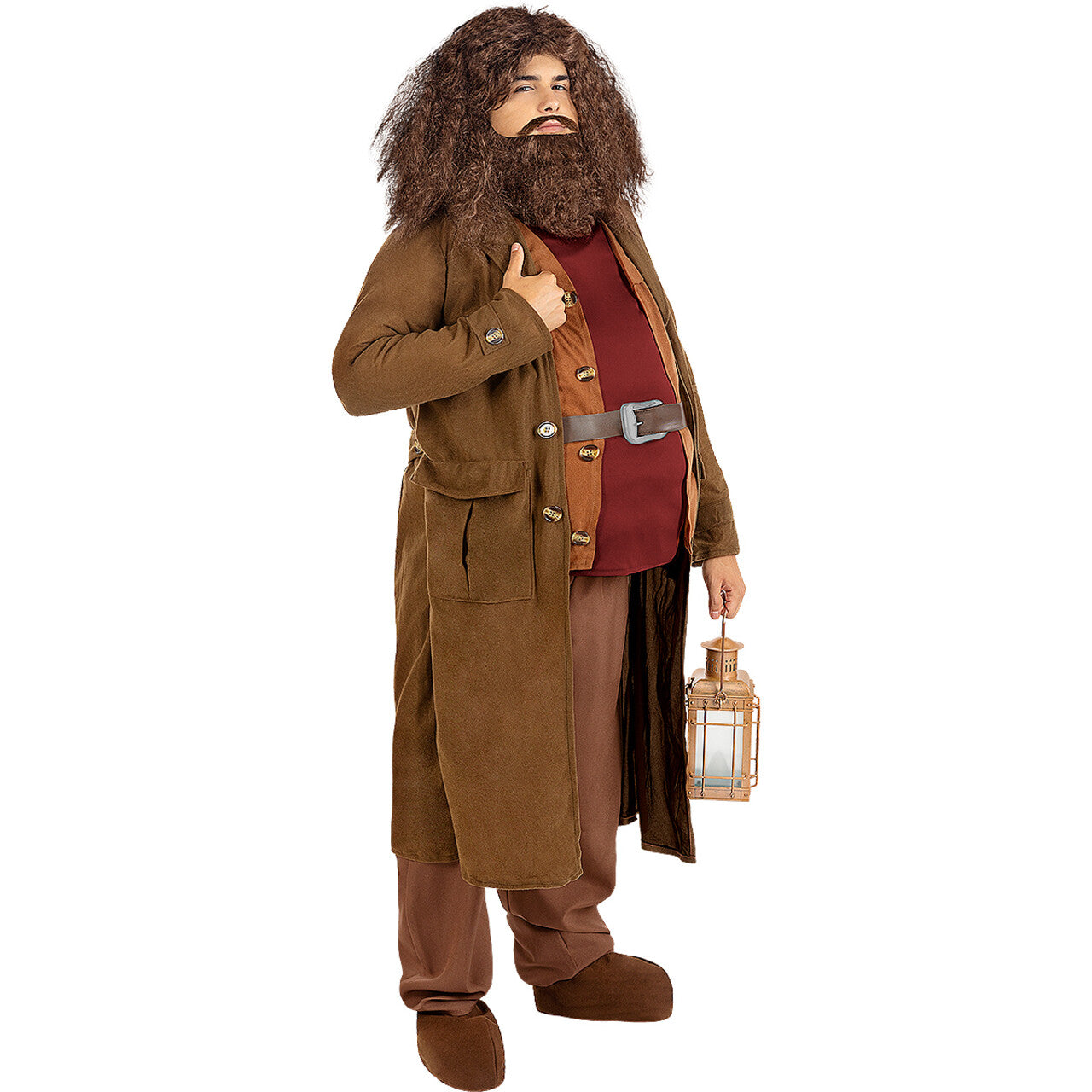 Op deze afbeelding zie je een Kostuums, van het merk Funidelia. Hagrid De Halfreus Harry Potter Man Kostuum