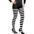 Strumpfhose Schwarz-Weiß für Damen