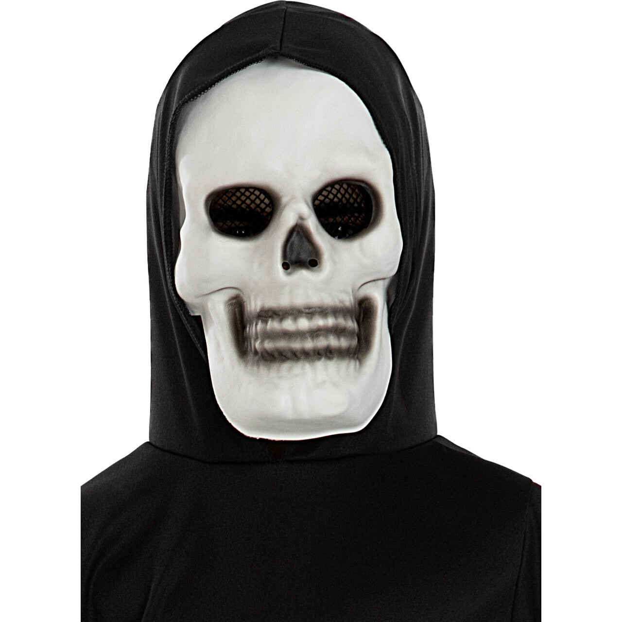 Op deze afbeelding zie je een Accessoires, van het merk Funidelia. Doodshoofd Skelet Smiling Death Masker
