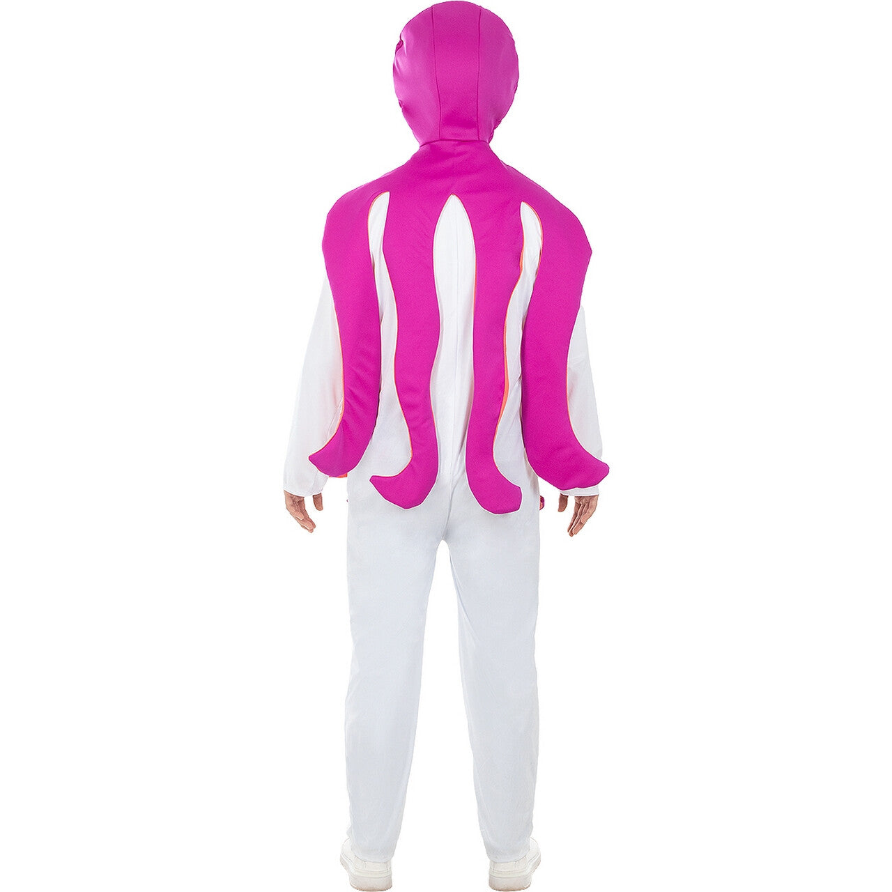 Op deze afbeelding zie je een Kostuums, van het merk Funidelia. Grappige Octopus Roze Inktvis Volwassene Kostuum