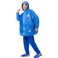 Krümelmonster Bademantel für Erwachsene - Sesamstraße Unisex Kostüm