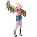 Harley Quinn Kostüm Mit Fransen Birds Of Prey Damen