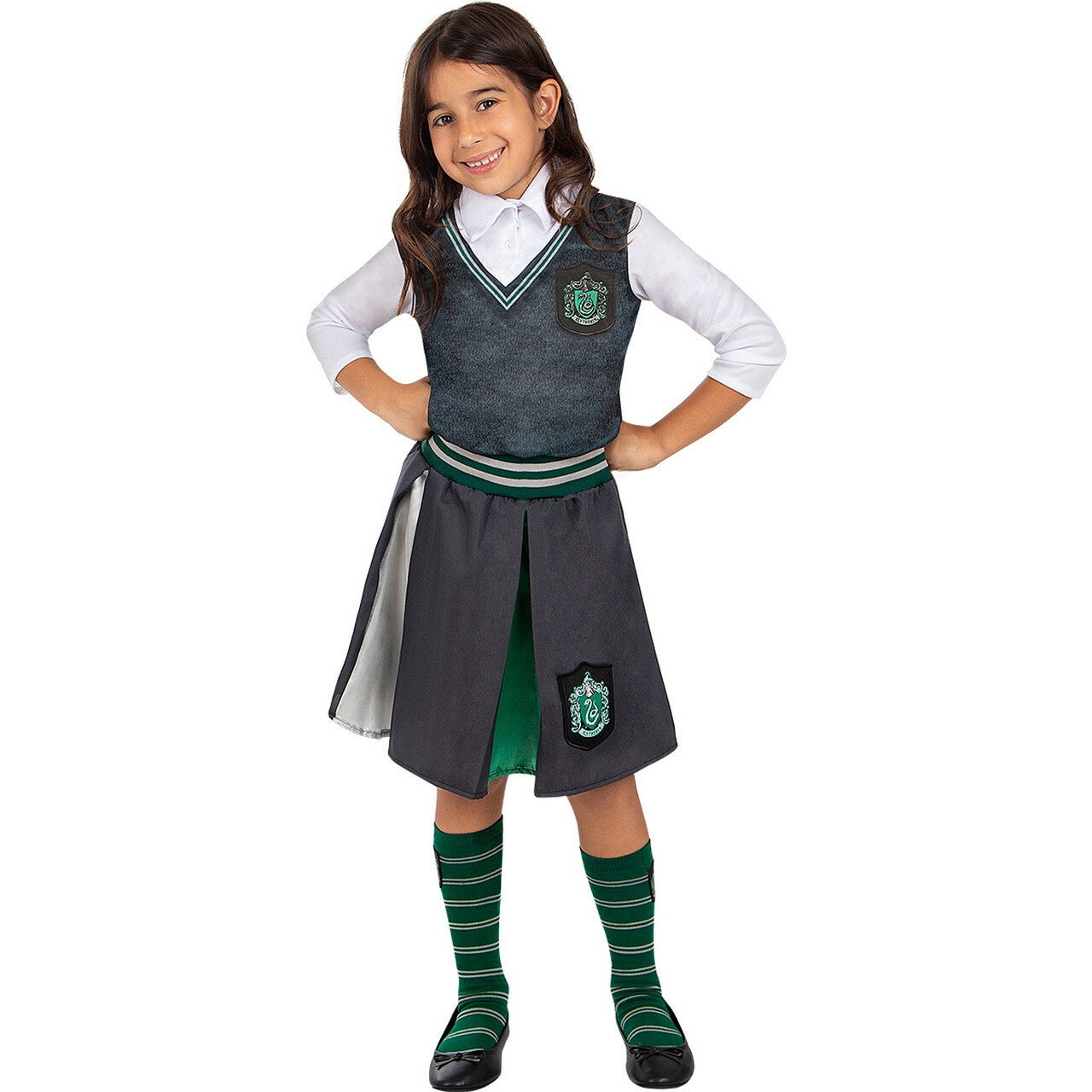 Op deze afbeelding zie je een Accessoires, van het merk Funidelia. Harry Potter Slytherin Meisjes Sokken