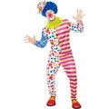 Clown Kostüm Deluxe für Herren Unisex