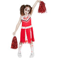 Zombie-Cheerleaderin Kostüm für Mädchen