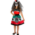Dia De Los Muertos Kostüm für Mädchen