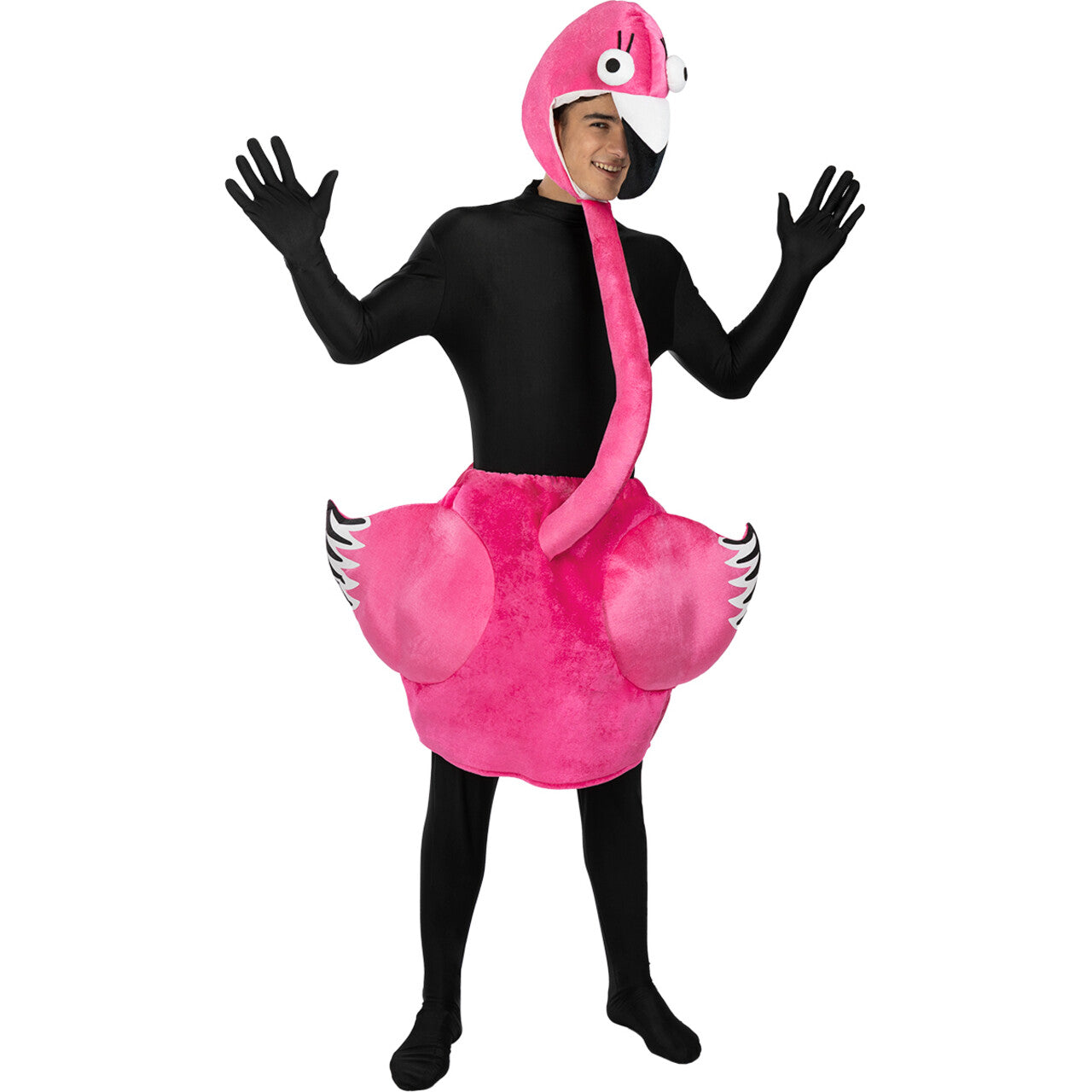 Op deze afbeelding zie je een Kostuums, van het merk Funidelia. Party Flamingo Kostuum