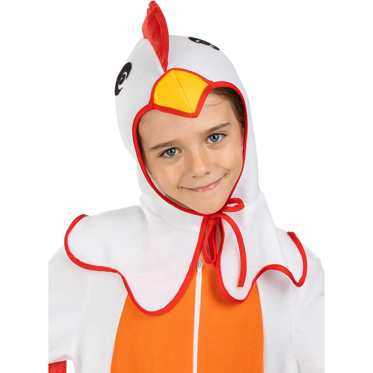 Op deze afbeelding zie je een Kostuums, van het merk Funidelia. Kippie Kippie Tok Tok Kind Kostuum
