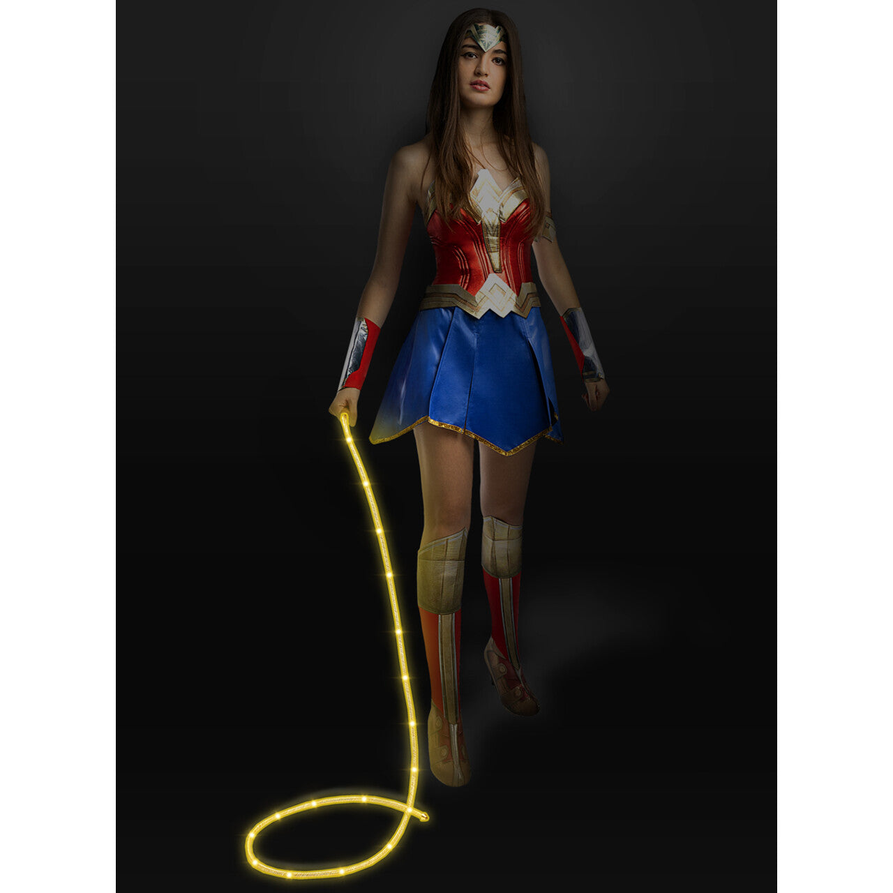 Op deze afbeelding zie je een Accessoires, van het merk Funidelia. Wonder Woman Lichtlasso 2 Meter