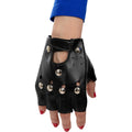 Punk Handschuhe Schwarz für Erwachsene