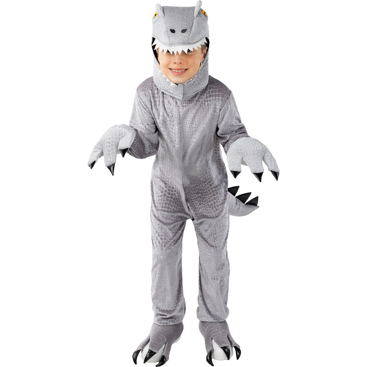 Op deze afbeelding zie je een Kostuums, van het merk Funidelia. T-Rex Dinosaurus Jongen Kostuum