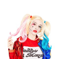 Harley Quinn Perücke Blond Pink Blau