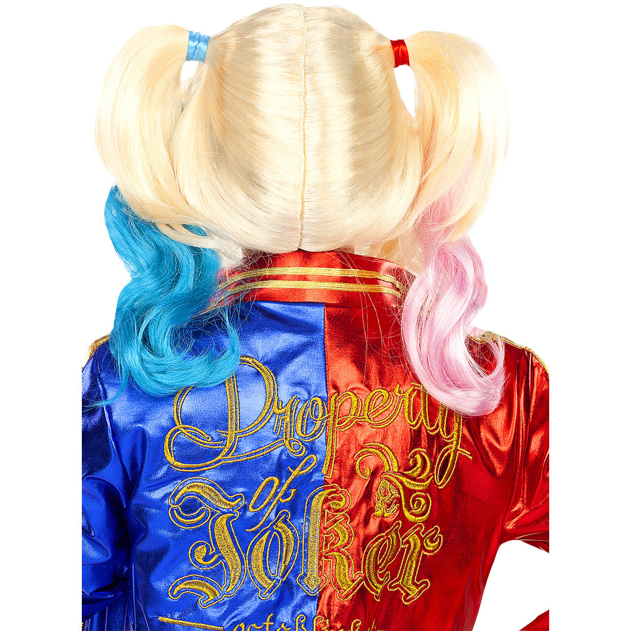 Op deze afbeelding zie je een Accessoires, van het merk Funidelia. Harley Quinn Pruik Suicide Squad Blond Roze Blauw