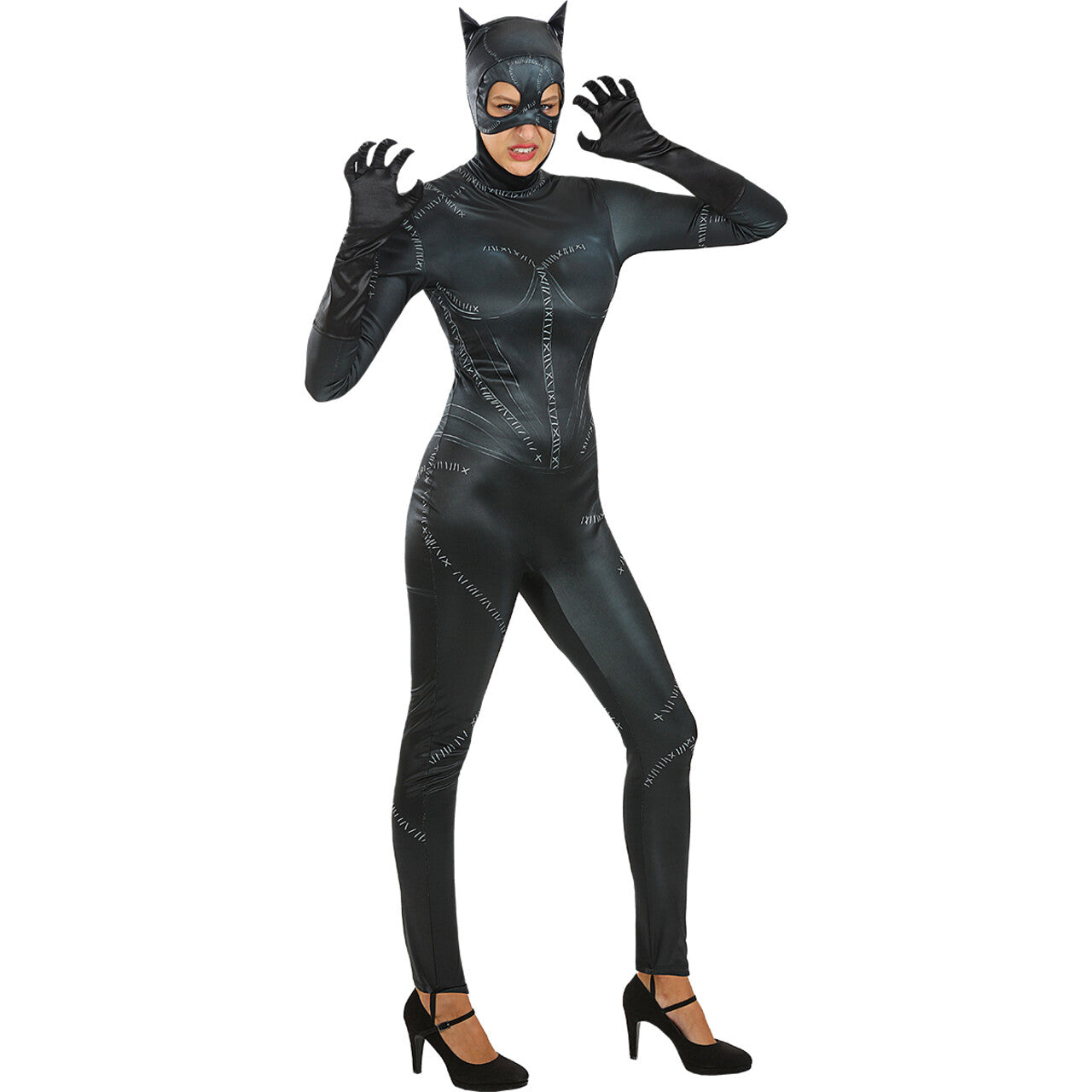 Op deze afbeelding zie je een Accessoires, van het merk Funidelia. Classic Catwoman Masker