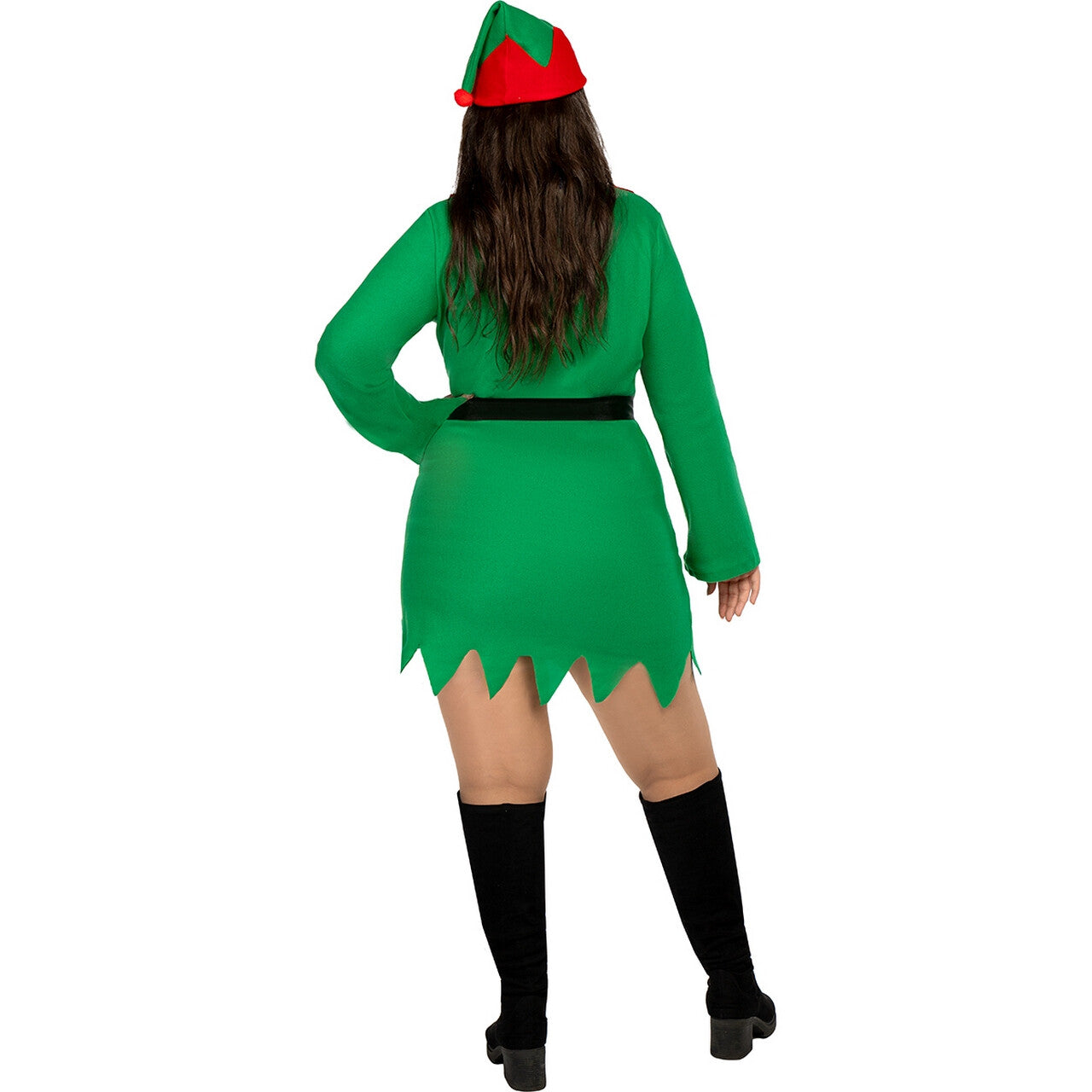 Op deze afbeelding zie je een Kostuums, van het merk Funidelia. Vrolijke Kerstelf Evi Vrouw Kostuum