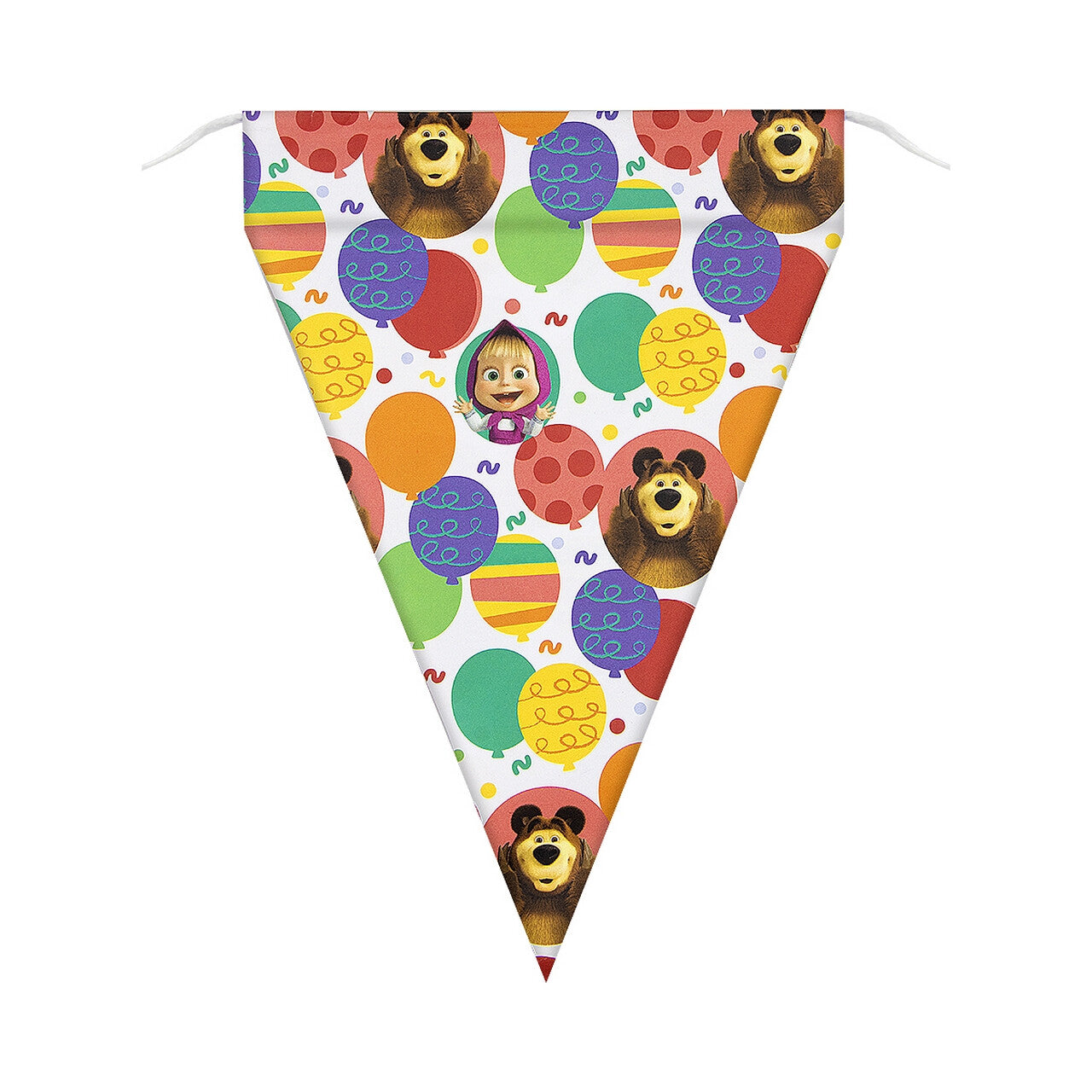 Op deze afbeelding zie je een Decoratie, van het merk Funidelia. Banner - Masha And The Bear