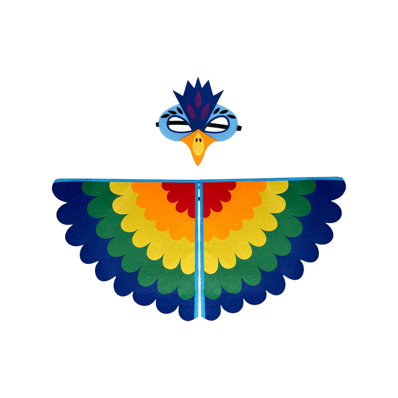 Op deze afbeelding zie je een Kostuums, van het merk Funidelia. Birdie Wings Kind Kostuum