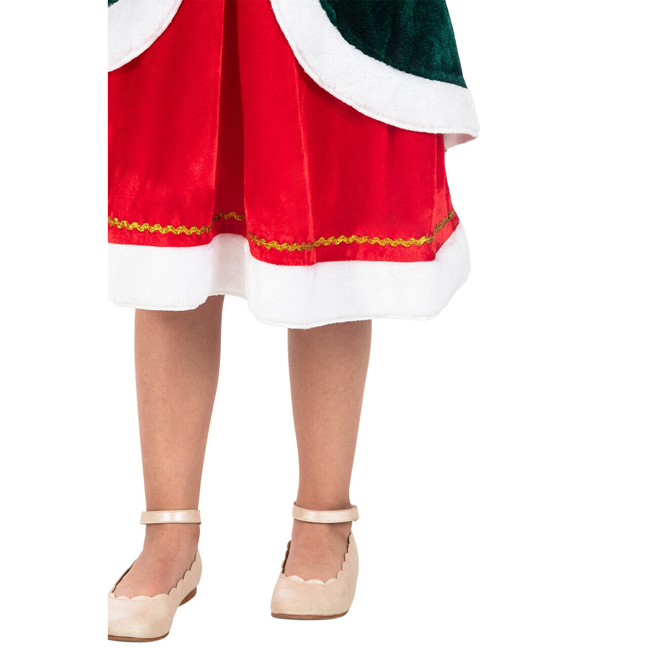 Op deze afbeelding zie je een Kostuums, van het merk Funidelia. Deluxe Kerst Elf Santa Helper Meisje Kostuum