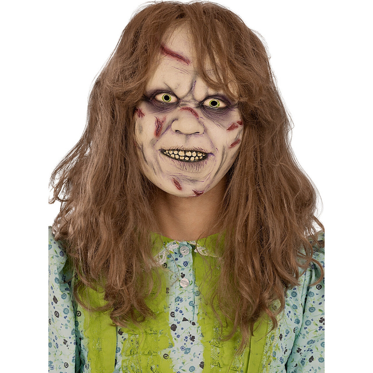 Op deze afbeelding zie je een Accessoires, van het merk Funidelia. Bezeten Regan Excorcist Masker