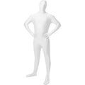 Spukende Ganzkörperhaut Weiß Unisex Kostüm