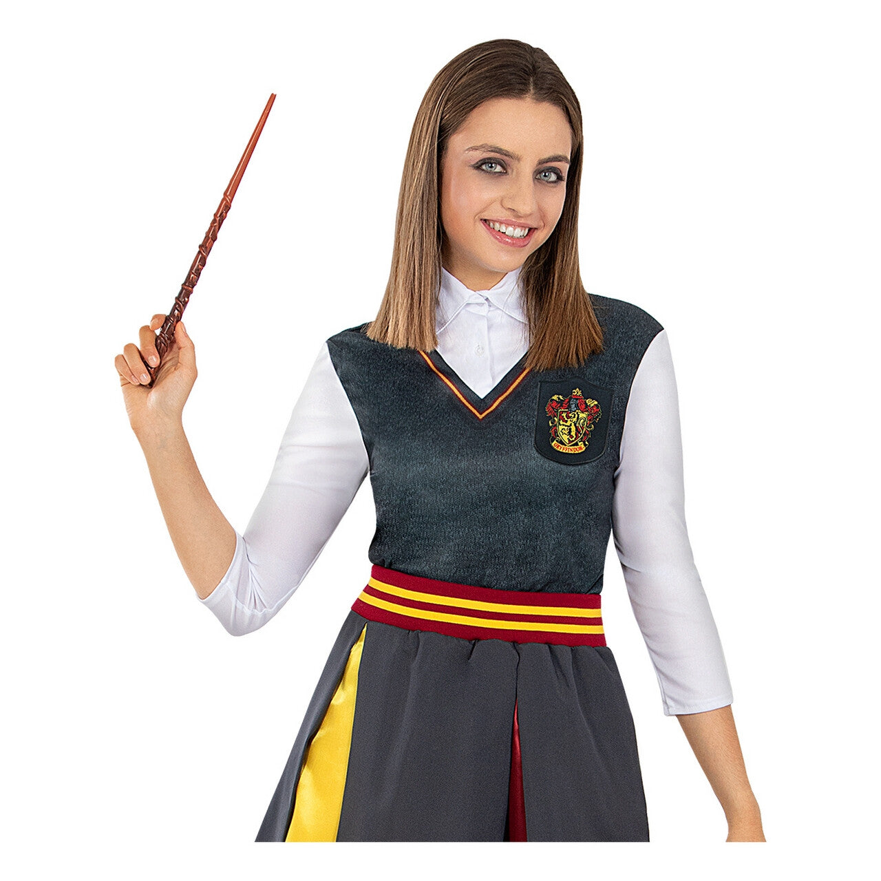 Op deze afbeelding zie je een Kostuums, van het merk Funidelia. Gryffindor Top Harry Potter Vrouw
