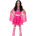 Wonder Woman Kostüm Rosa für Mädchen