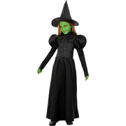 Op deze afbeelding zie je een Kostuums, van het merk Funidelia. Wicked Witch Heksenpak The Wizard Of Oz Meisje Kostuum