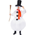 Aufblasbarer Schneemann Ollie Kostüm für Erwachsene Unisex