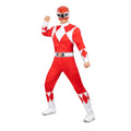 Kraftvoller Roter Power Ranger Kostüm für Erwachsene Herren
