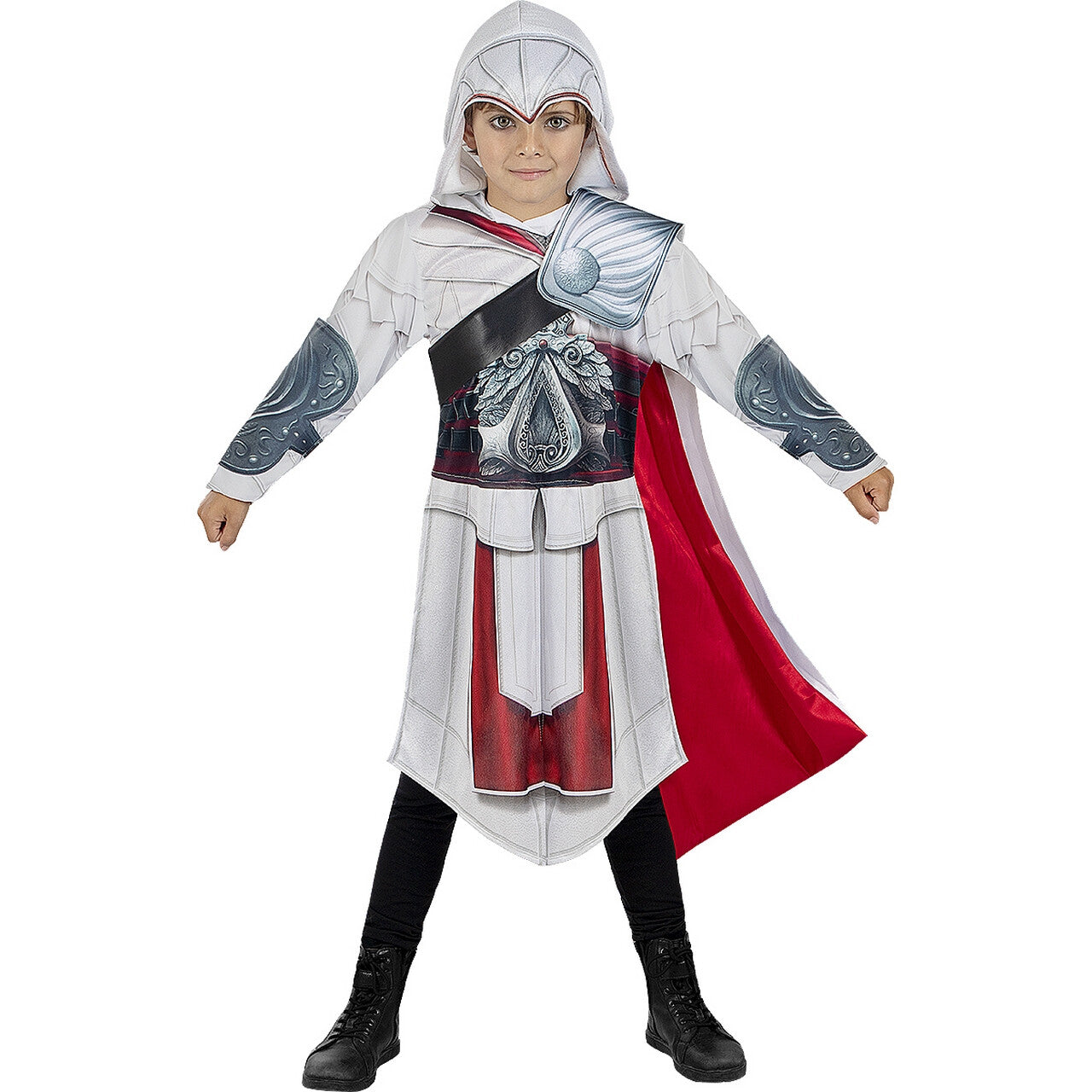 Op deze afbeelding zie je een Kostuums, van het merk Funidelia. Ezio Auditore Assassins Creed Jongen Kostuum