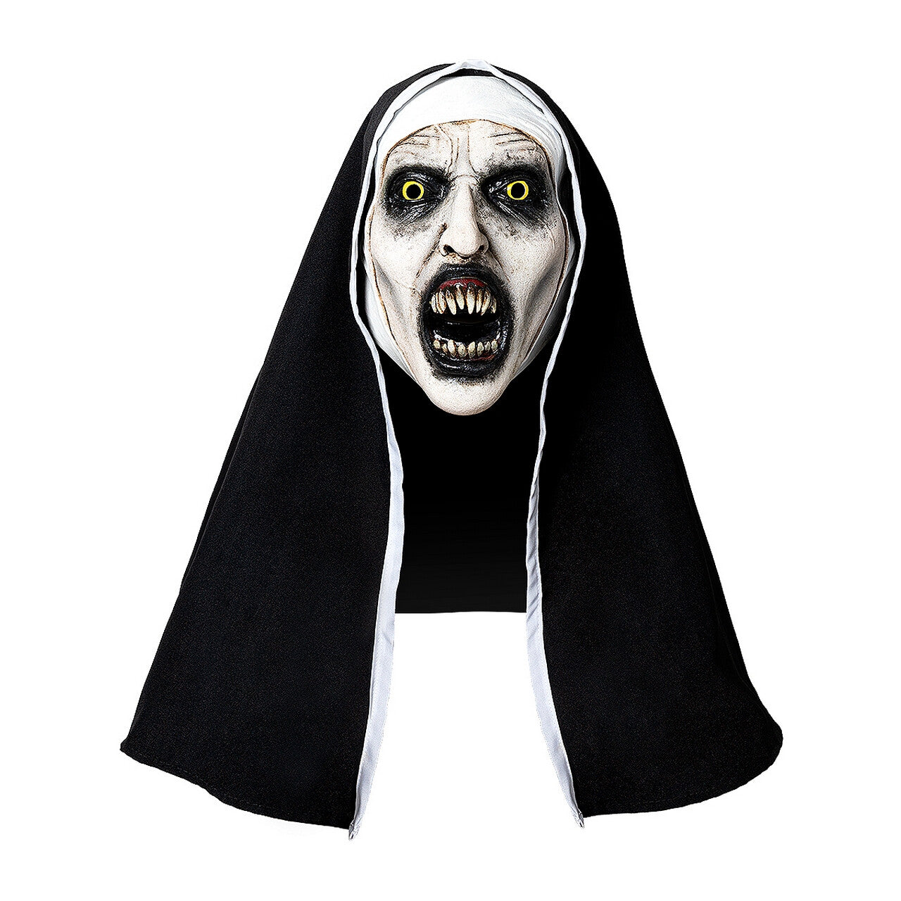 Op deze afbeelding zie je een Accessoires, van het merk Funidelia. Deluxe Valak Horror Masker Met Kap