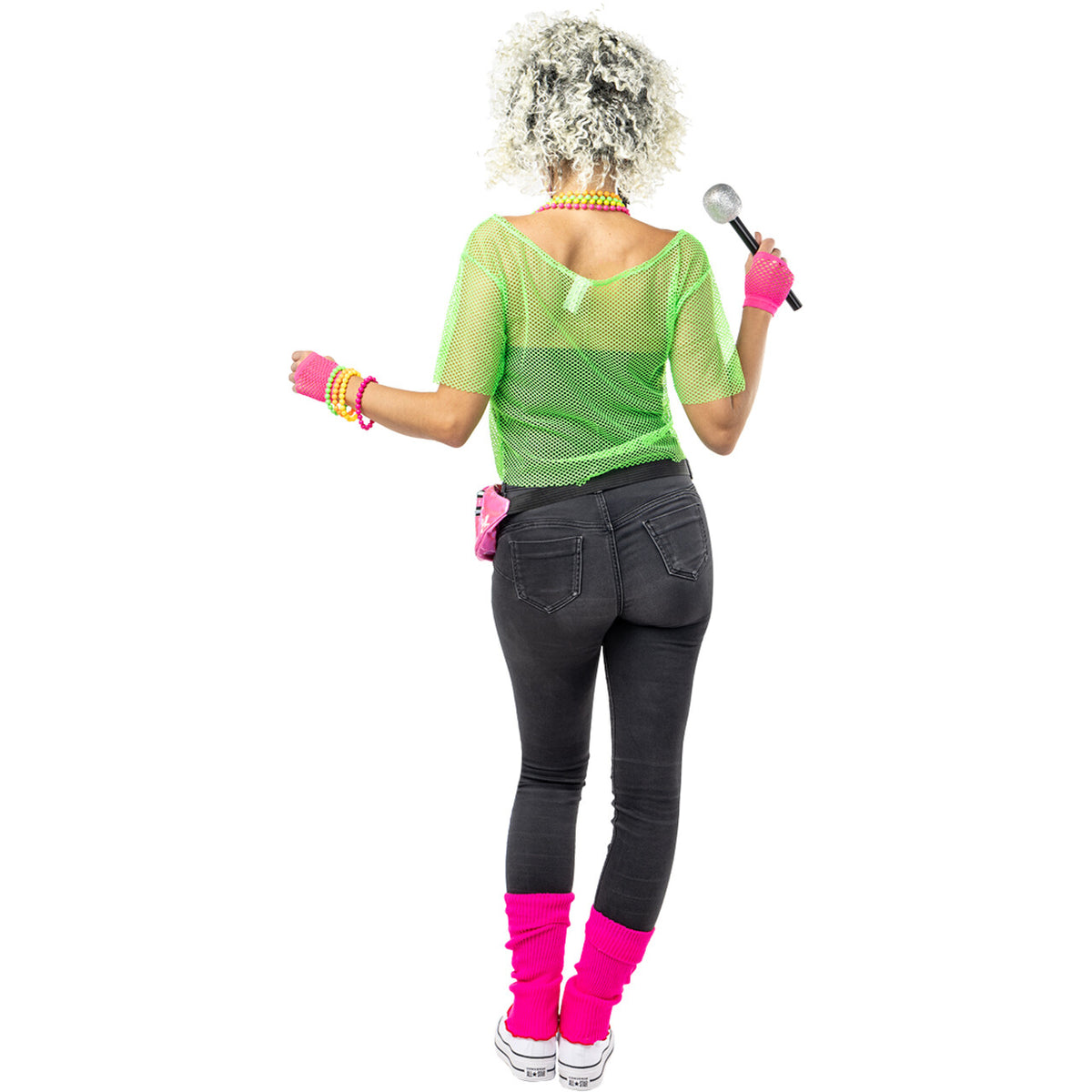 Op deze afbeelding zie je een Accessoires, van het merk Funidelia. 80S Accessoire Set Foute Party