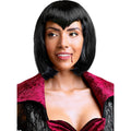 Vampirin Perücke Schwarz