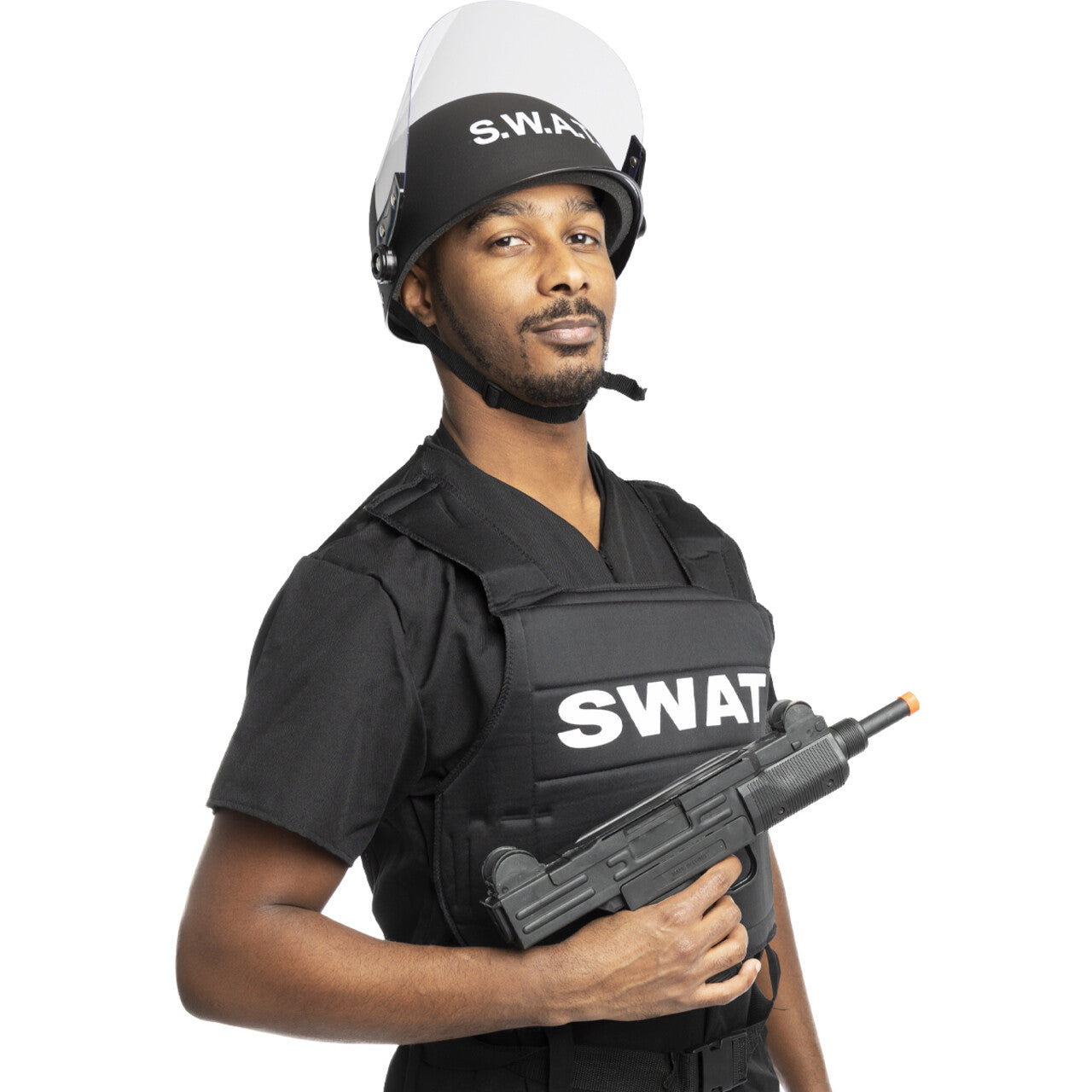 Op deze afbeelding zie je een Accessoires, van het merk Funidelia. Uzi Geweer Play Hard