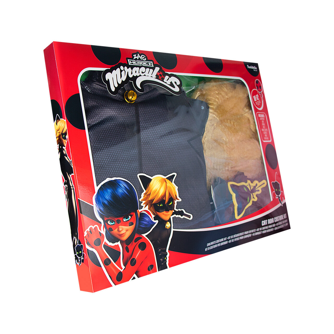 Op deze afbeelding zie je een Kostuums, van het merk Funidelia. Compleet Kostuum Cat Noir Van Miraculous Ladybug Kind