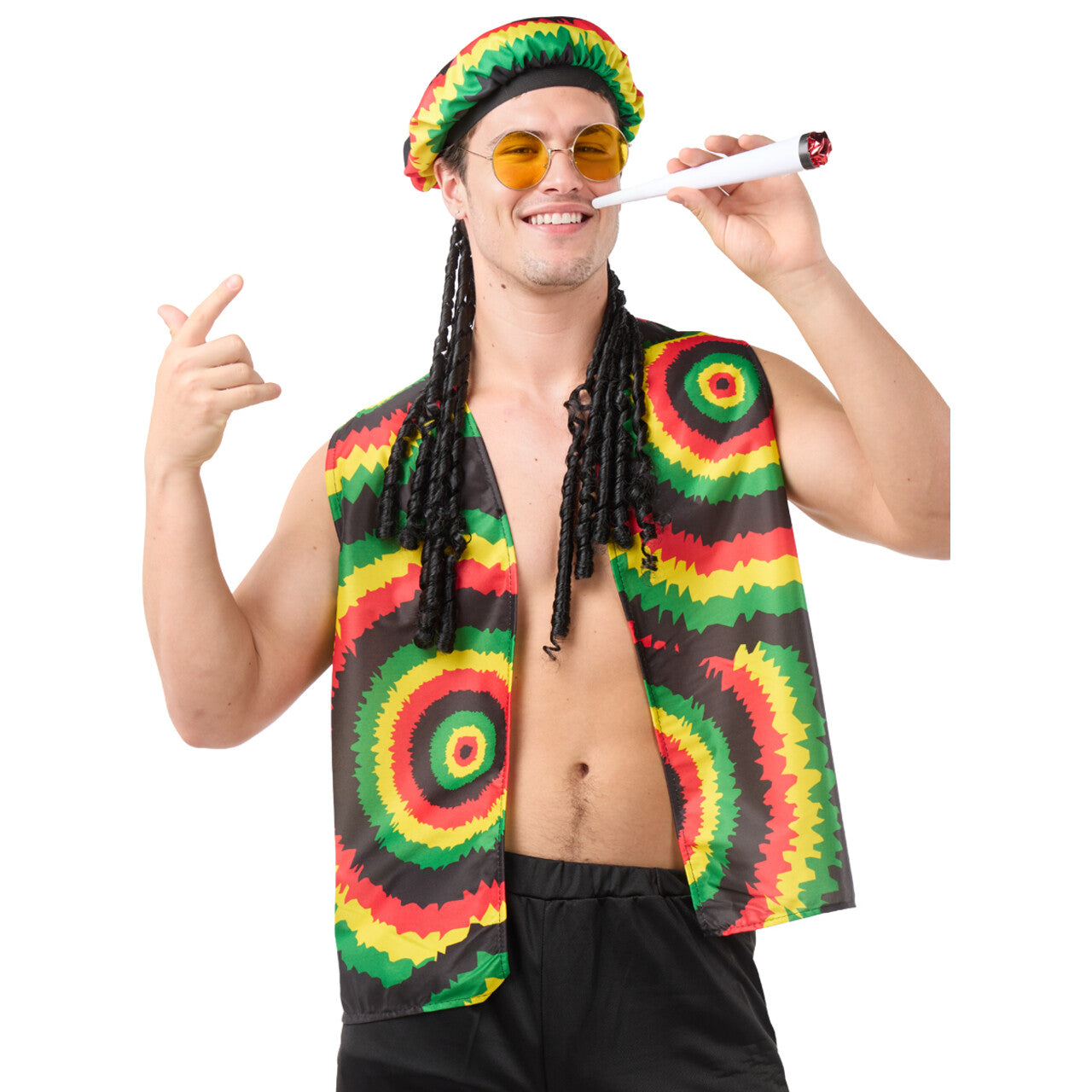 Op deze afbeelding zie je een Accessoires, van het merk Funidelia. Reggae Relax And Vibe Set