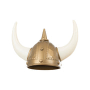 Op deze afbeelding zie je een Accessoires, van het merk Funidelia. Viking Helm Met Hoorns Goud