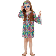 Op deze afbeelding zie je een Kostuums, van het merk Funidelia. Wereldvrede Hippie Wendy Meisje Kostuum
