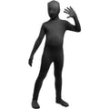 Zweitskin Ganzkörperanzug Schatten Schwarz für Kinder Kostüm für Kinder