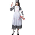 Zombie Nonnen-Krankenschwester Kostüm für Damen