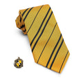 Hufflepuff Harry Potter Krawatte Mit Anstecknadel