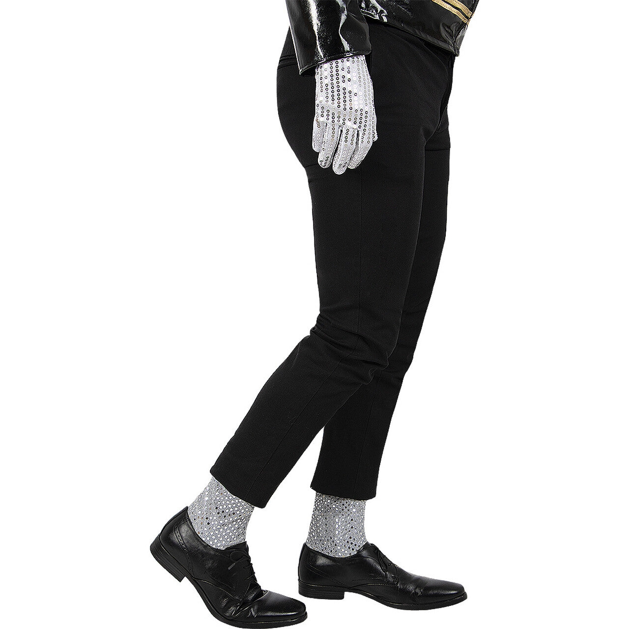 Op deze afbeelding zie je een Accessoires, van het merk Funidelia. Michael Jackson Glitter Sokken En 1 Handschoen