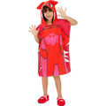 Eulette Poncho Handtuch für Mädchen - Pj Masks Kostüm für Kinder