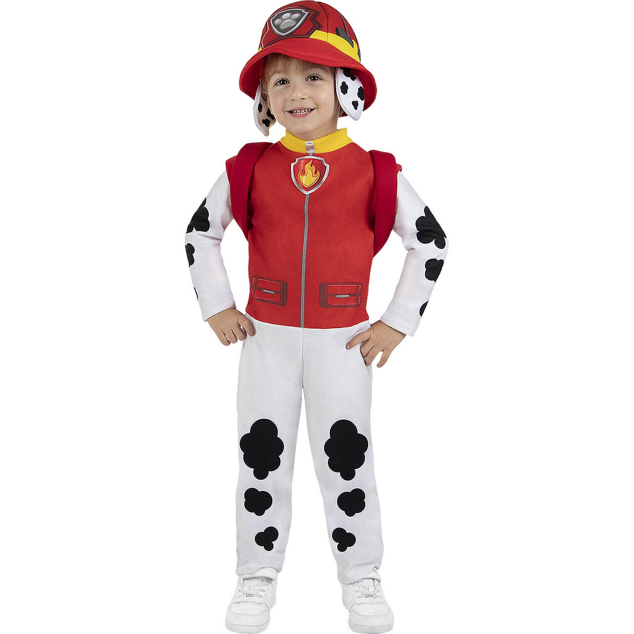 Op deze afbeelding zie je een Kostuums, van het merk Funidelia. Superpup Paw Patrol Marshall Kind Kostuum
