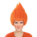 Superlustige Troll-Perücke Happy Hopp Orange