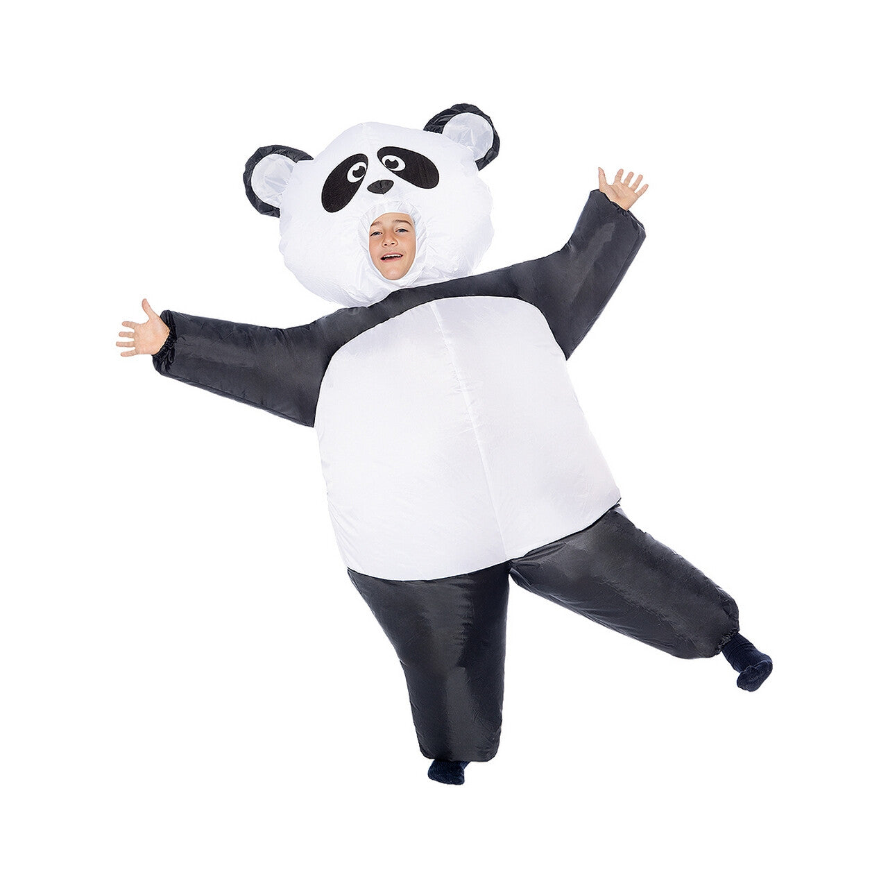 Op deze afbeelding zie je een Kostuums, van het merk Funidelia. Grappige Opblaasbare Po De Panda Kind Kostuum