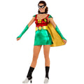 Verführerische Superhelden-Gefährtin Robin Kostüm für Damen