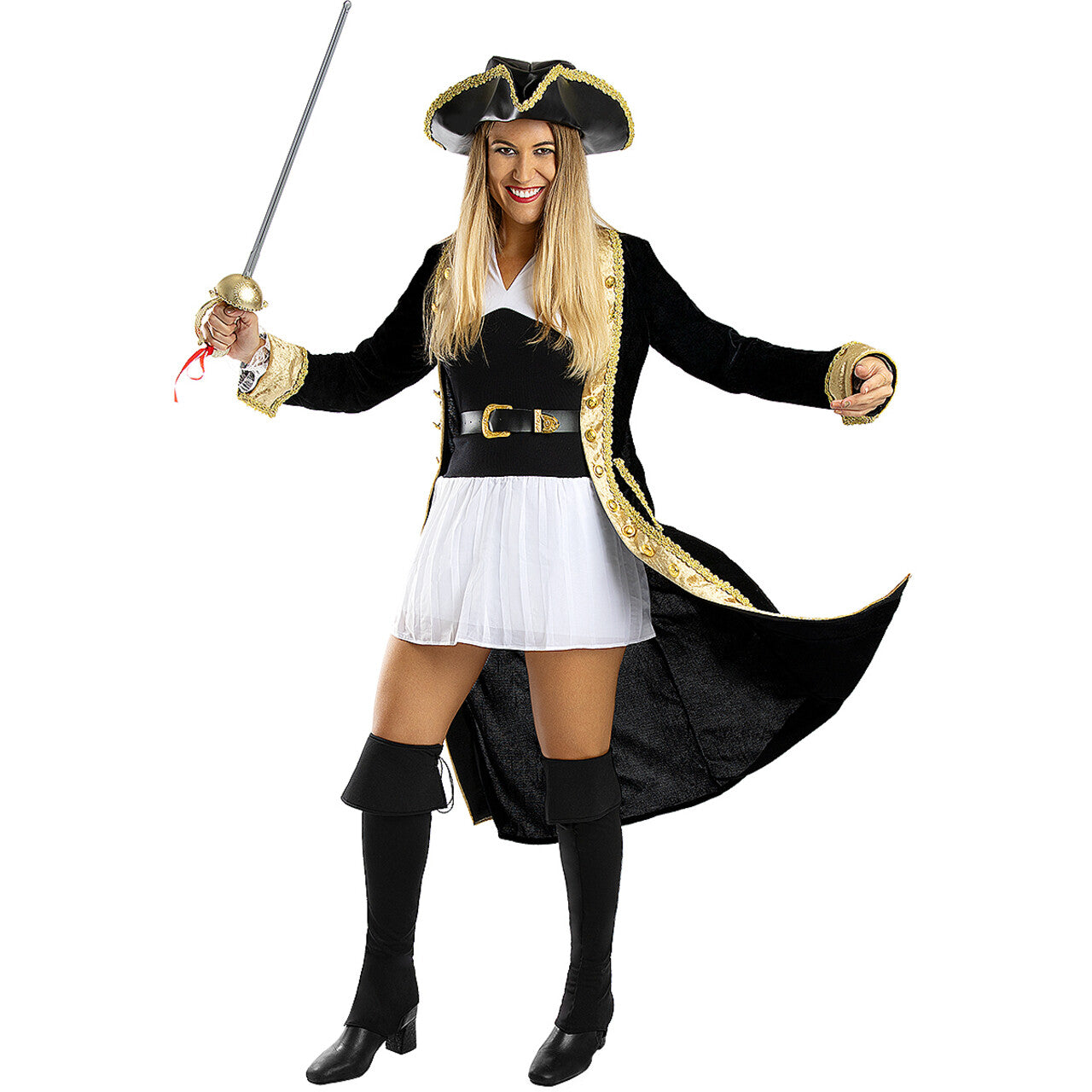 Op deze afbeelding zie je een Accessoires, van het merk Funidelia. Koloniale Steekhoed Musketier Porthos
